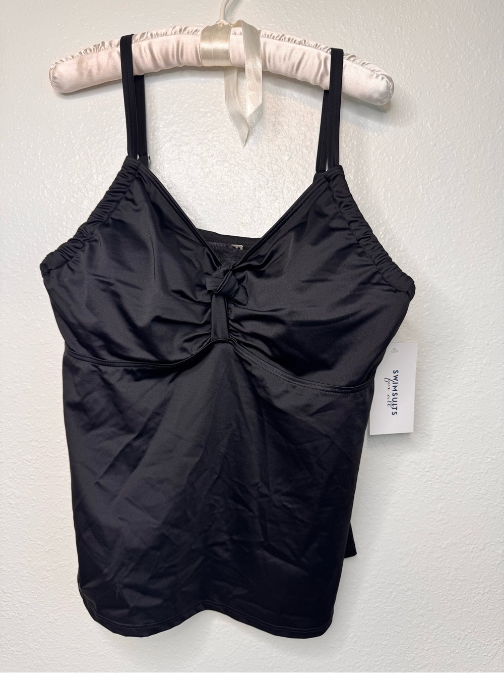 14 NWT Black Swimsuit Tankini & Swim Shorts Swimsuits for All 2 pcs